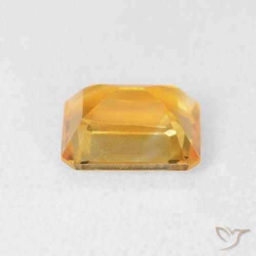 Citrino Arancio-Oro naturale da 1.49 ct, Ottagonale / Taglio smeraldo, VVS-VS