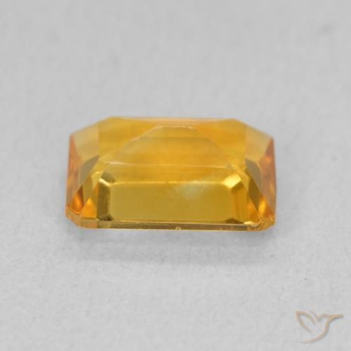 Citrino Dorato medio naturale da 1.26 ct, Ottagonale / Taglio smeraldo, VVS