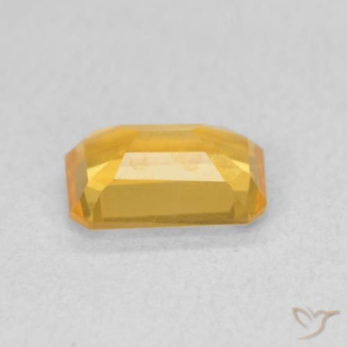 Citrino Dorato medio naturale da 1.07 ct, Ottagonale / Taglio smeraldo, VVS-VS
