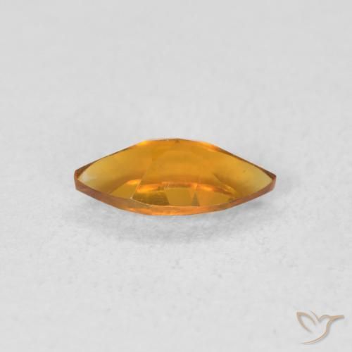 Citrino Medium Light-Golden naturale da 0.49 ct, Taglio marquise, VVS-VS