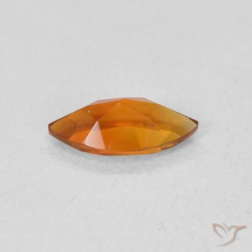 Citrino Arancia Terrosa naturale da 0.52 ct, Taglio marquise, VS