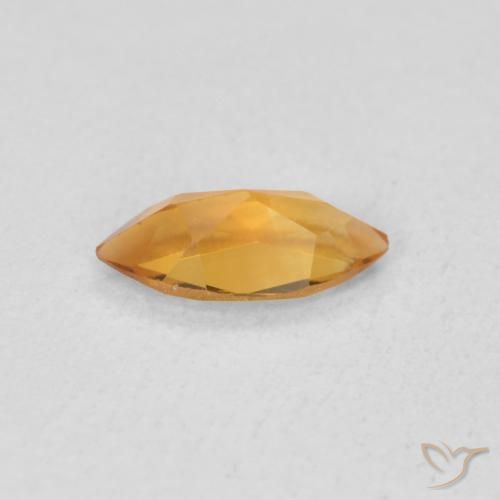 Citrino Arancio Medio naturale da 0.46 ct, Taglio marquise, VS