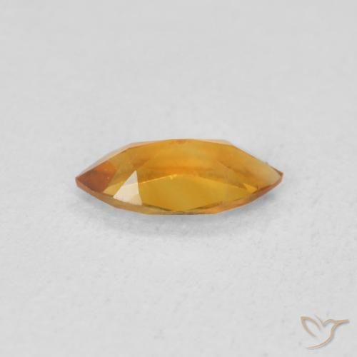 Citrino Albicocca Arancia naturale da 0.48 ct, Taglio marquise, VS