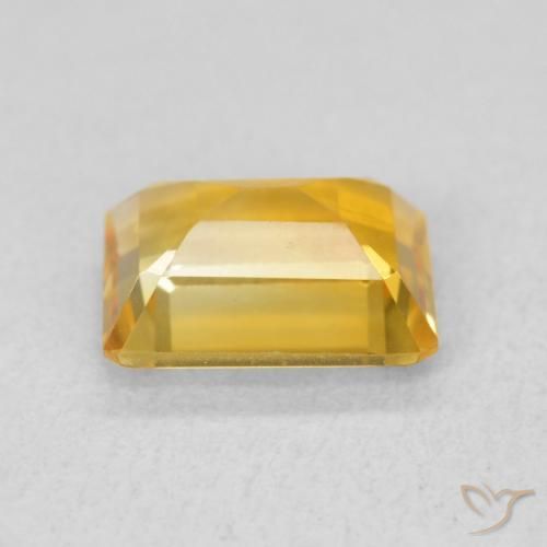 Citrino Dorato scuro naturale da 1.39 ct, Ottagonale / Taglio smeraldo, VVS