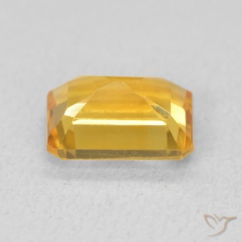 Citrino Oro medio naturale da 1.46 ct, Ottagonale / Taglio smeraldo, VVS