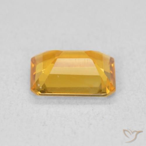 Citrino Dorato medio naturale da 1.10 ct, Ottagonale / Taglio smeraldo, VVS