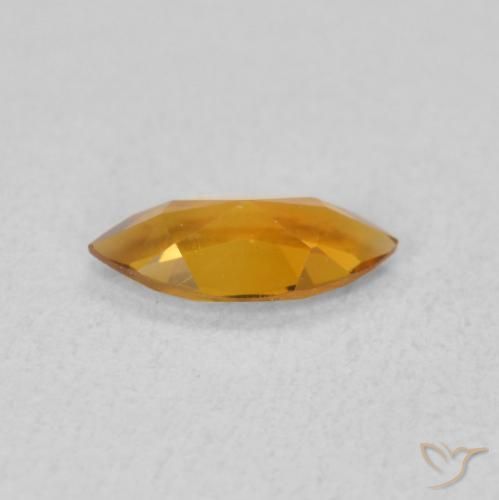 Citrino Arancio Medio naturale da 0.40 ct, Taglio marquise, VS