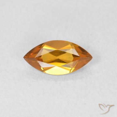 0.48ct Naturale Oro Citrino, Taglio marquise, VVS