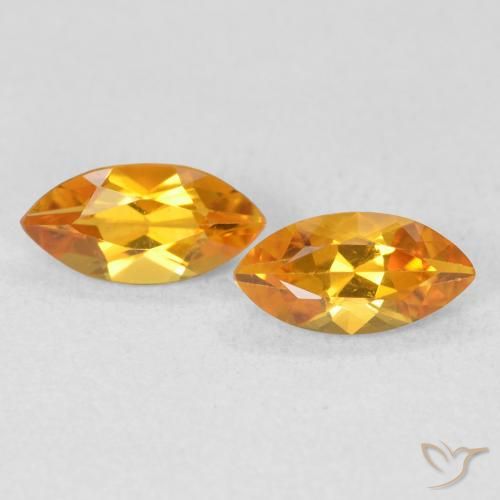 Gemme di Citrino Oro naturale da 1.02 ct, Taglio marquise, VS