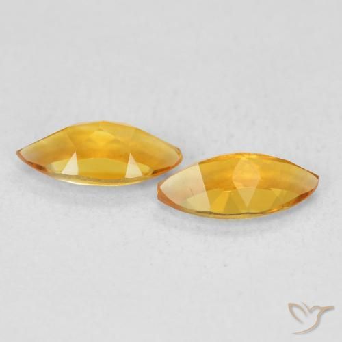 Gemme di Citrino Oro naturale da 1.02 ct, Taglio marquise, VS