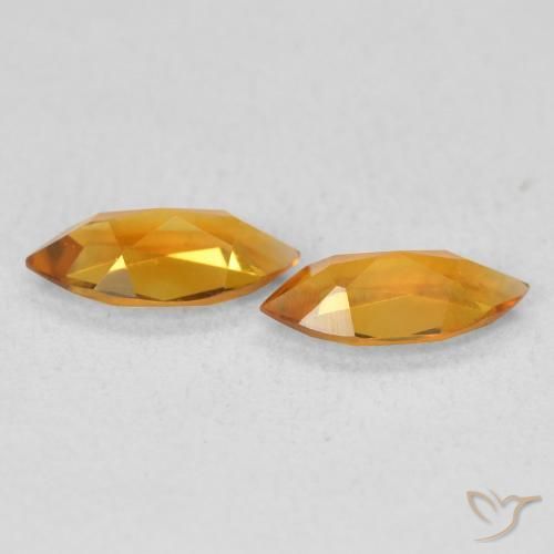 Gemme di Citrino Oro naturale da 0.91 ct, Taglio marquise, VS