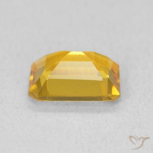 Citrino Oro medio naturale da 1.16 ct, Ottagonale / Taglio smeraldo, VVS-VS