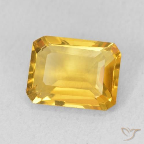 Citrino Oro brillante naturale da 1.51 ct, Ottagonale / Taglio smeraldo, VS