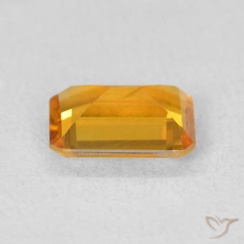 Citrino Arancio-Oro naturale da 1.10 ct, Ottagonale / Taglio smeraldo, VS