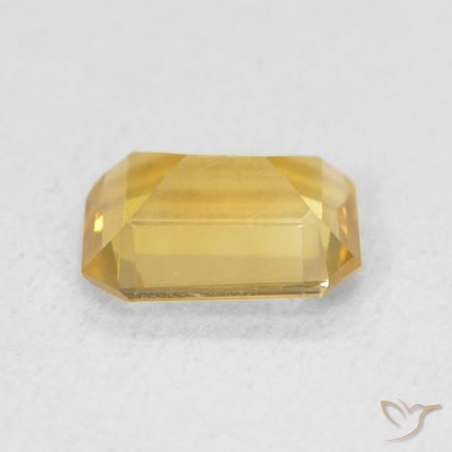 Citrino Arancio dorato naturale da 1.12 ct, Ottagonale / Taglio smeraldo, VS