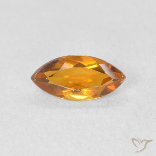0.46ct Naturale Oro Citrino, Taglio marquise, VVS-VS