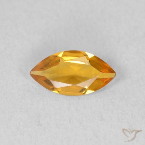 0.39ct Naturale Oro Citrino, Taglio marquise, VVS-VS