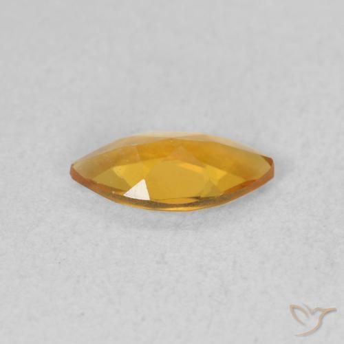 Citrino Oro naturale da 0.39 ct, Taglio marquise, VVS-VS
