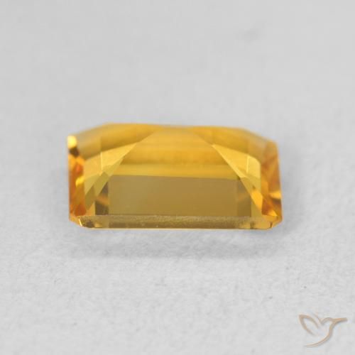 Citrino Dorato medio naturale da 1.21 ct, Ottagonale / Taglio smeraldo, VVS