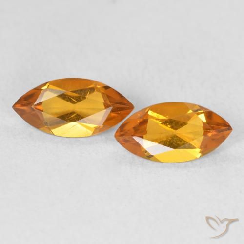 0.89ctw Naturale Oro Citrino, Taglio marquise, VS