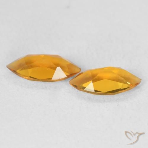 Gemme di Citrino Oro naturale da 0.89 ct, Taglio marquise, VS