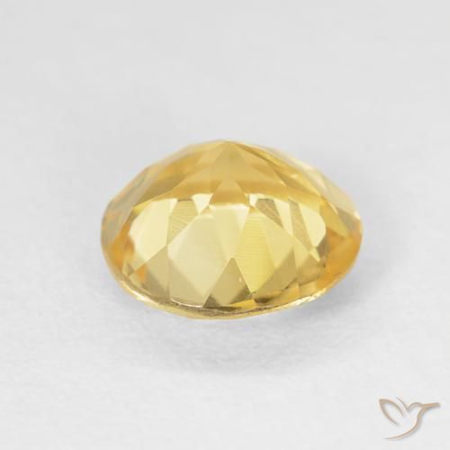 Citrino Giallo dorato chiaro naturale da 1.72 ct, Rotondo, VS