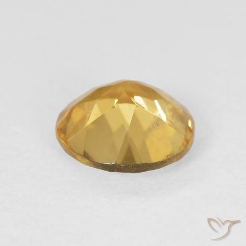 Citrino Oro chiaro naturale da 1.52 ct, Rotondo, VS