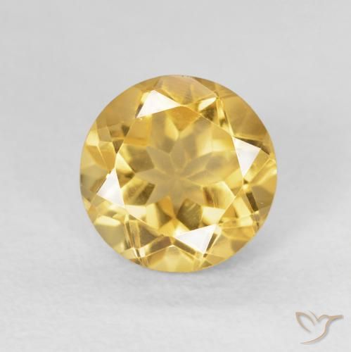 1.86ct Naturale Oro Citrino, Rotondo, VS