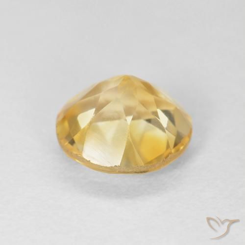 Citrino Oro medio naturale da 1.56 ct, Rotondo, VS