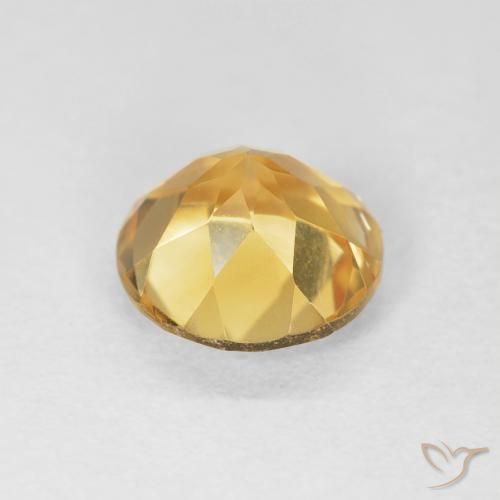 Citrino Oro medio naturale da 1.74 ct, Rotondo, VS