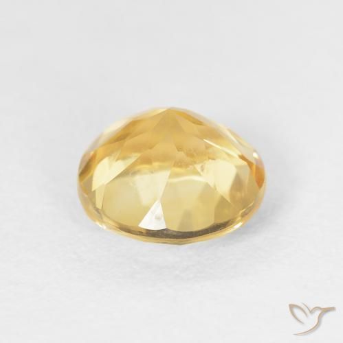 Citrino Oro medio naturale da 1.86 ct, Rotondo, VVS-VS