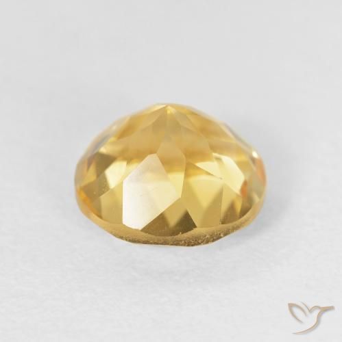 Citrino Oro naturale da 2.00 ct, Rotondo, VVS-VS