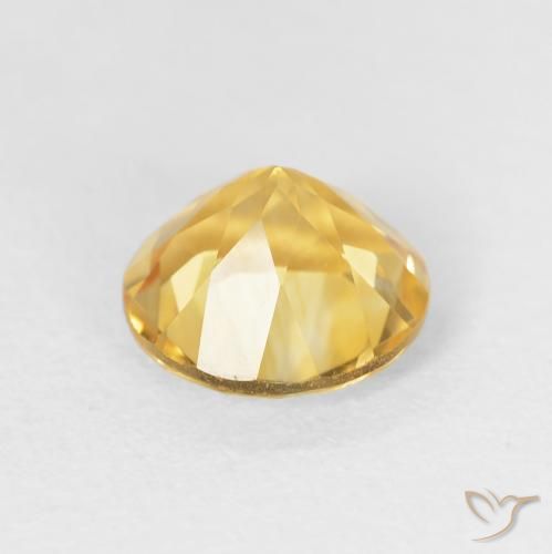 Citrino Oro brillante naturale da 1.77 ct, Rotondo, VVS-VS