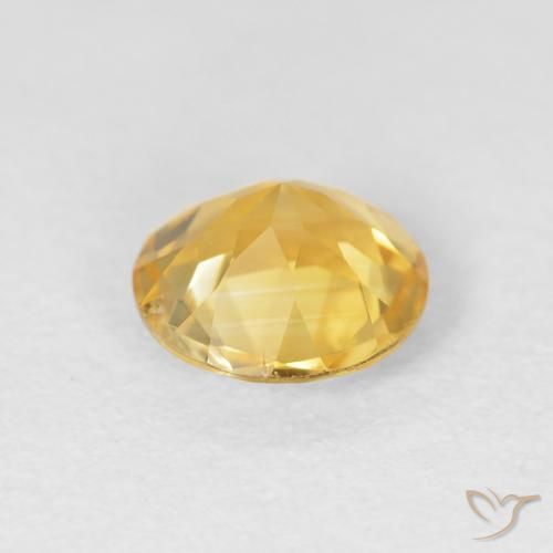 Citrino Dorato medio naturale da 1.05 ct, Rotondo, VVS-VS