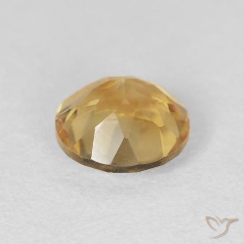 Citrino Oro medio naturale da 1.65 ct, Rotondo, VVS