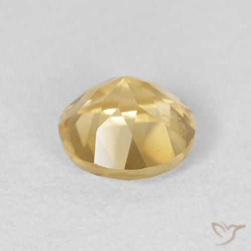 Citrino Oro naturale da 0.99 ct, Rotondo, VVS