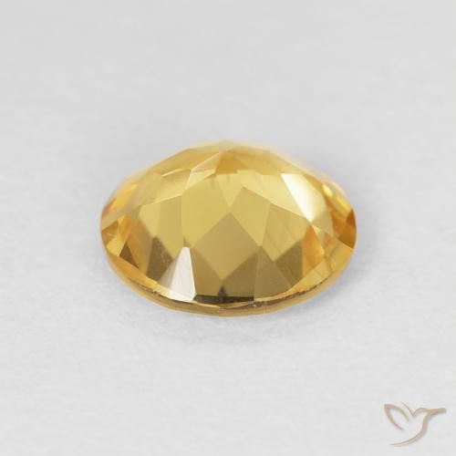 Citrino Oro naturale da 1.32 ct, Rotondo, VVS-VS