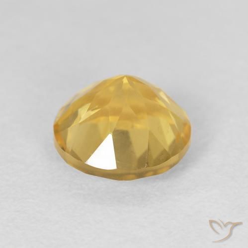 Citrino Giallo chiaro naturale da 1.89 ct, Rotondo, VVS-VS