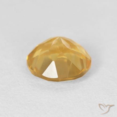 Citrino Dorato medio naturale da 1.70 ct, Rotondo, VVS