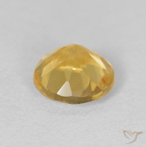 Citrino Oro medio naturale da 1.73 ct, Rotondo, VVS