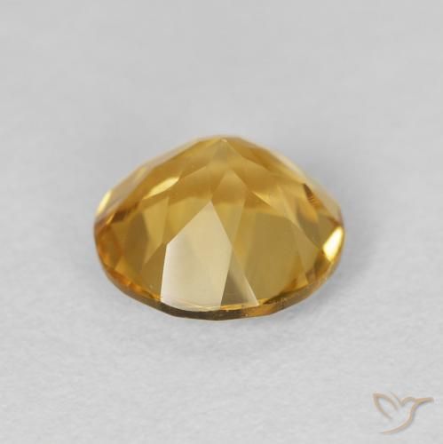 Citrino Oro medio naturale da 1.78 ct, Rotondo, VVS