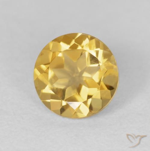 Citrino Oro naturale da 1.96 ct, Rotondo, VVS-VS