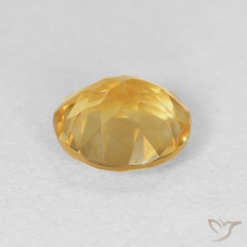 Citrino Dorato naturale da 1.71 ct, Rotondo, VVS