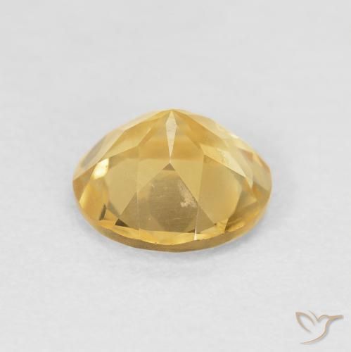 Citrino Oro naturale da 1.45 ct, Rotondo, VVS-VS
