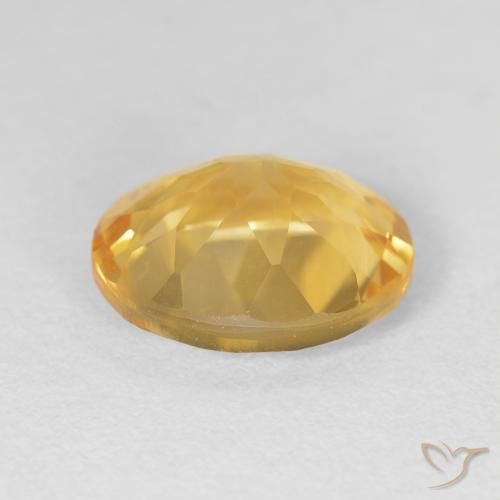Citrino Oro brillante naturale da 4.12 ct, Ovale, VVS-VS
