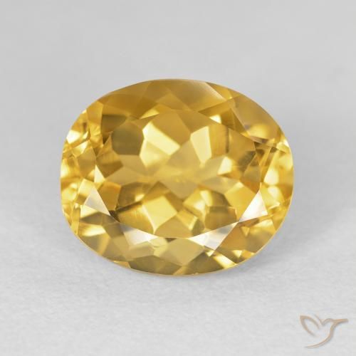 5.03ct Naturale Oro profondo Citrino, Ovale, VVS-VS