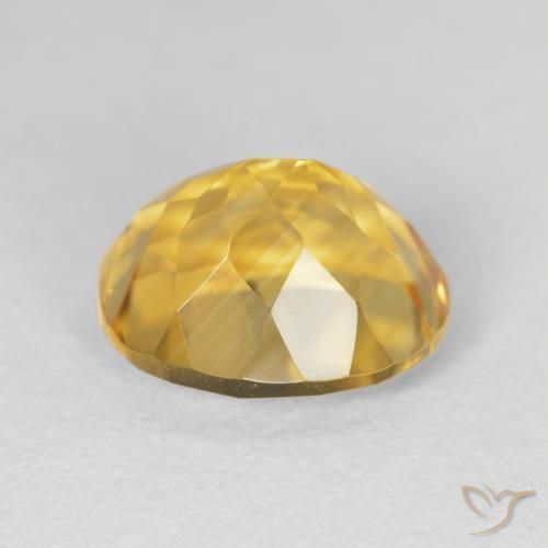 Citrino Oro profondo naturale da 5.03 ct, Ovale, VVS-VS