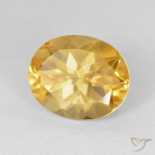 Citrino Oro brillante naturale da 4.86 ct, Ovale, VVS-VS