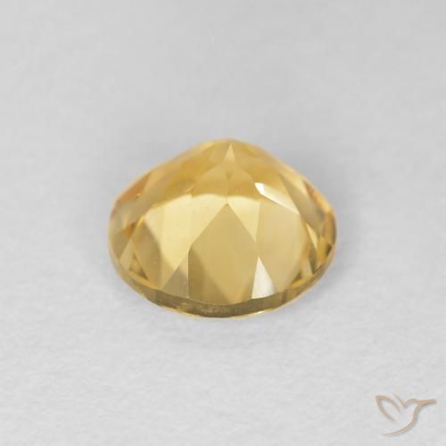 Citrino Oro naturale da 1.23 ct, Rotondo, VVS