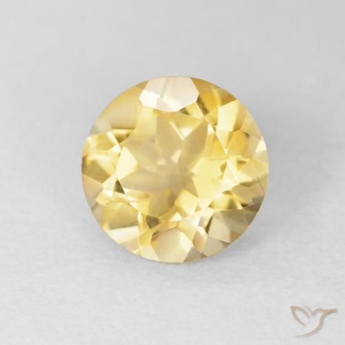 Citrino Oro naturale da 1.72 ct, Rotondo, VVS